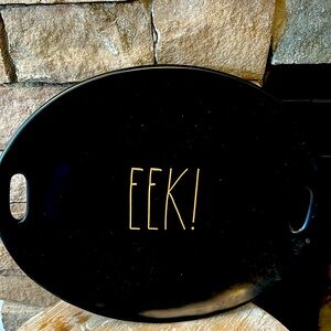 Rae Dunn EEK! Halloween Serving Platter     Brand New Size 15 X 12
